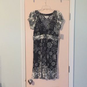 Beautiful black and white spring dress